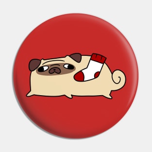 Sock Pug Pin