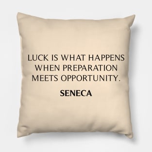 Seneca's Quote Pillow