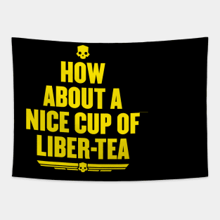 helldivers how about a nice cup of liber-tea Tapestry