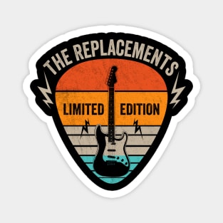 Vintage Replacements Name Guitar Pick Limited Edition Birthday Magnet