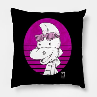 Denver the Last Dinosaur Retro Pillow