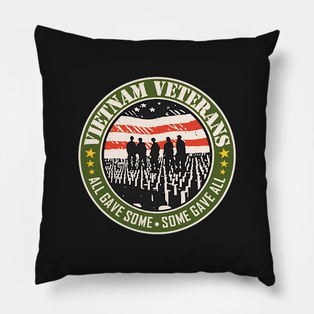 Vietnam Veterans Pillow by Etopix