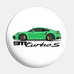 supercar 911 turbo s 992 green Pin