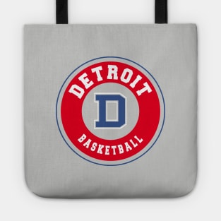 Detroit basketball Tote