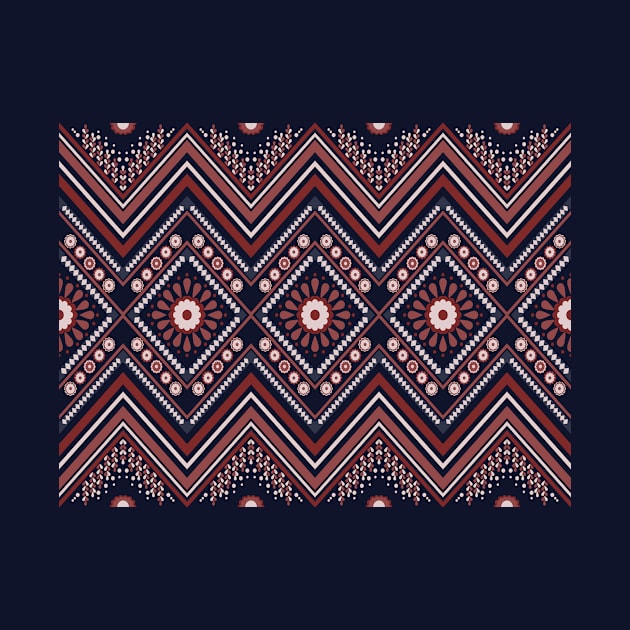 Geometric ethnic seamless pattern by DifferPP