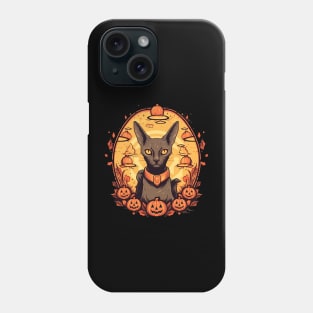 Oriental Shorthair Cat Halloween, Cat Lover Phone Case