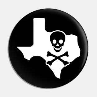 Death & Texas Pin