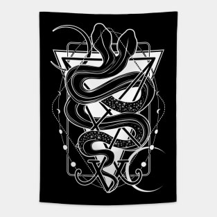 Two-headed snake and the Sigil of Lucifer Tapestry