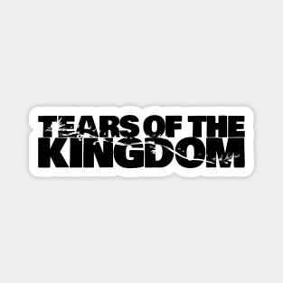 Tears of the Kingdom Dragon Awesome Black Typography Magnet