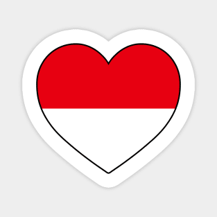 Heart - Indonesia Magnet