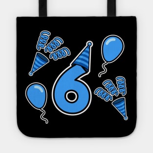 6th Birthday Boy Gift 6 Years old Sweet Funny Gifts Tote