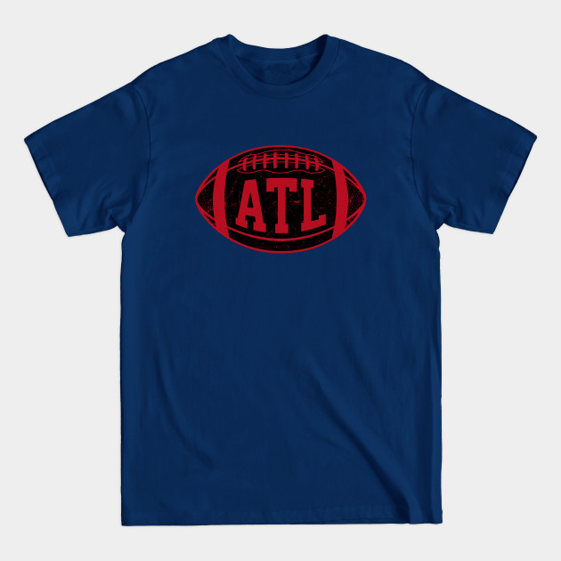 Disover ATL Retro Football - White - Atlanta - T-Shirt