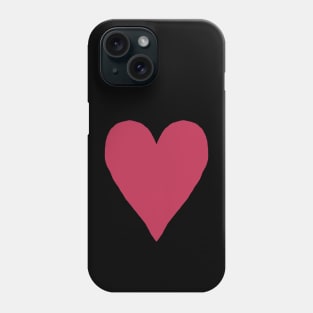 Viva Magenta Heart Pantone Color of the Year 2023 Phone Case