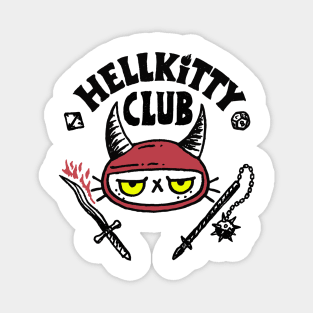 Hell Kitty Club Magnet