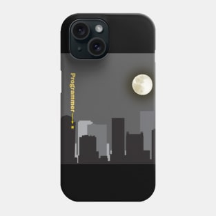 Programmer at night Phone Case