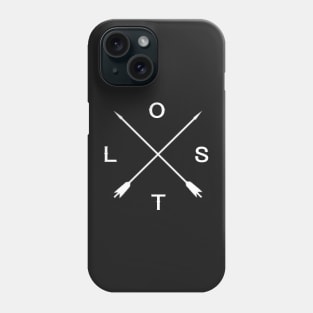 Lost Crossed Arrow Sign Phone Case