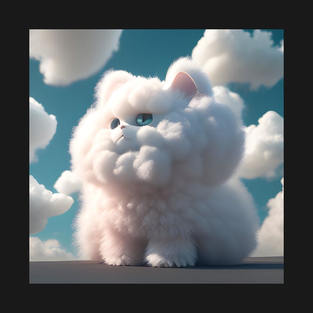 Fluffy Cloud Cat by D3monic