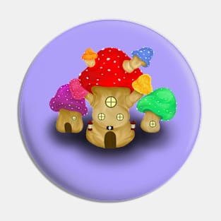 Mushroom Homes Pin