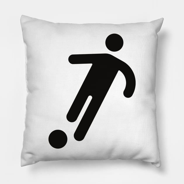 Universal Sign for Soccer Pillow by Hayden Mango Collective 