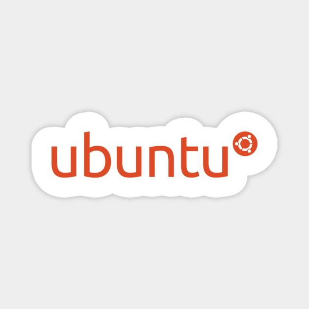 Ubuntu Original Magnet by mangobanana