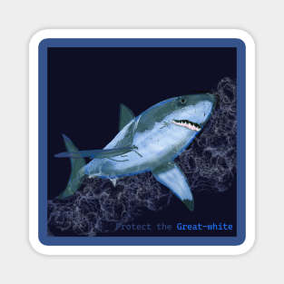 Shark in the dark Magnet