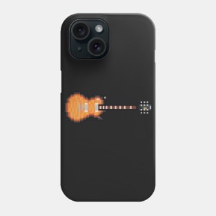 Pixel Fiery Standard Guitar Phone Case