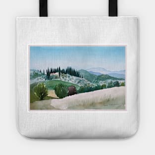 Tuscany landscape Casa del Sole Tote