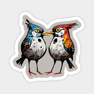 Two birds Magnet