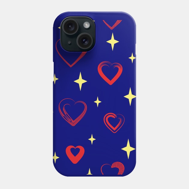 Such different and beautiful hearts Phone Case by Evgeniya