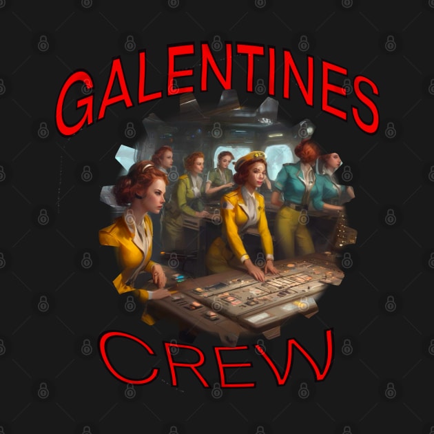 Galentines crew on the bridge of a ship by sailorsam1805