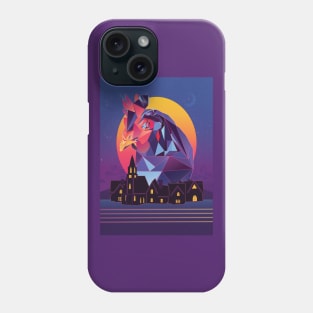 Vaporwave Chicken Low Poly Phone Case