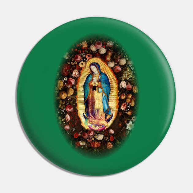 Our Lady of Guadalupe Mexican Virgin Mary Mexico Aztec Tilma 20-102 Pin by hispanicworld