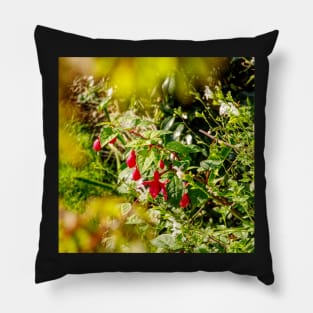 Red Fuschia Pillow