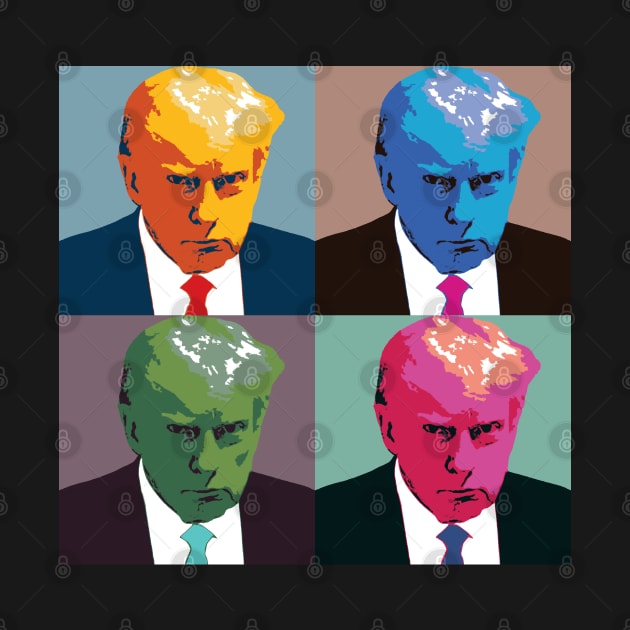 DONALD TRUMP MUG SHOT | POP ART by Decamega