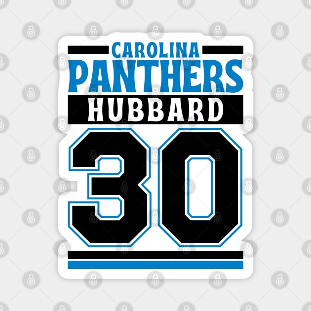 Carolina Panthers Hubbard 30 Edition 3 Magnet by Astronaut.co