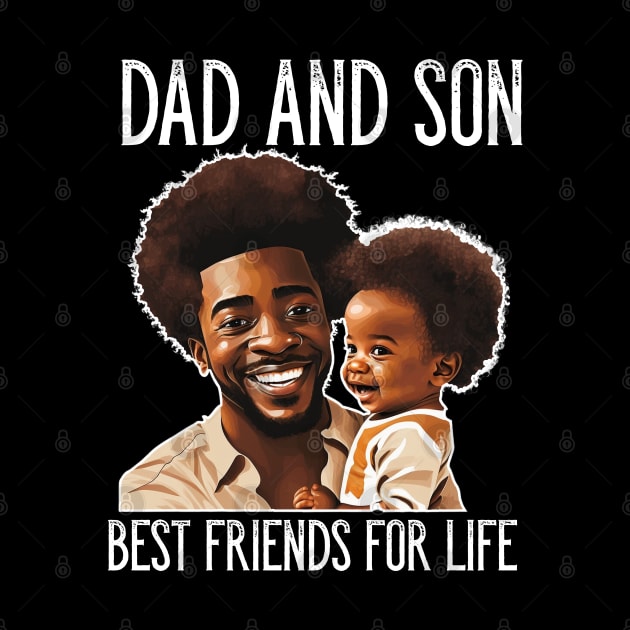 Father And Son Best Friends For Life Father's Day Gift by Merchweaver