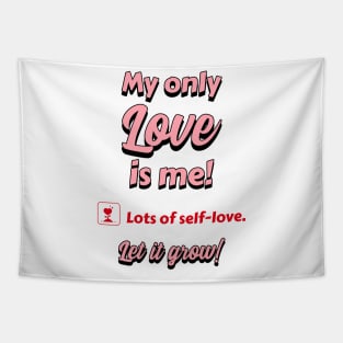 Checklist to Celebrate Self-Love - My Only Love Is Me Tapestry