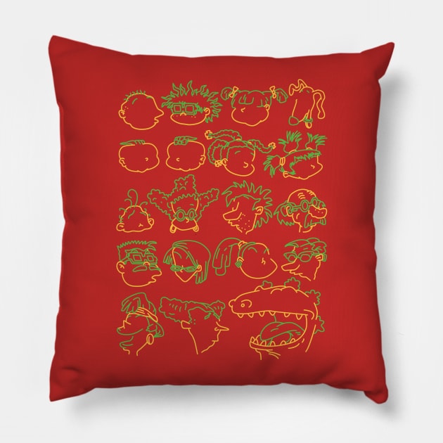 Pickles and More Pillow by CoDDesigns