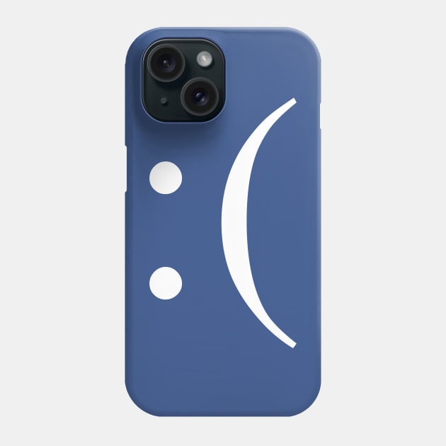 Keyboard sad face Phone Case by C-Dogg