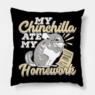 My Chinchilla Ate My Homework Pillow