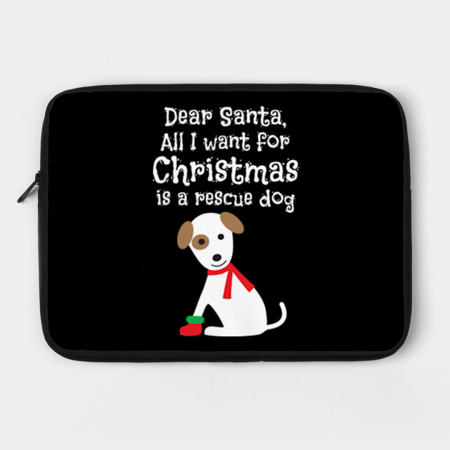 Rescue Dog for Christmas Dog Lover Gift