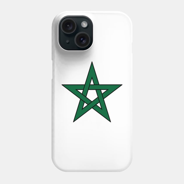 Star Moroccan Flag Phone Case by Islanr