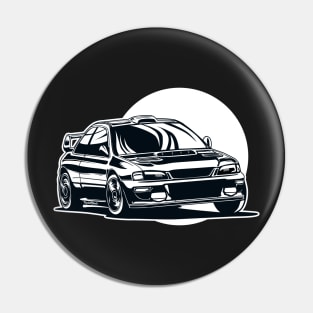 WRX sti illustration vector art Pin