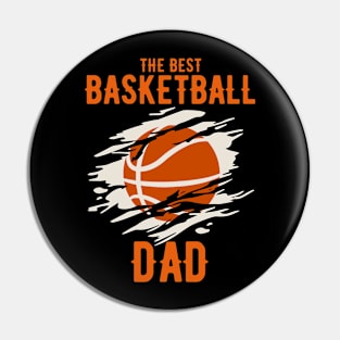 The Best Basketball Dad Pin