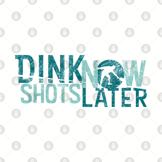 Dink Shots Now and Later Retro by BaldmanStudios