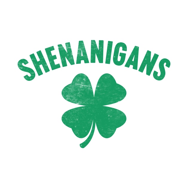 Shenanigans Shamrock St. Patrick's Day by Luluca Shirts