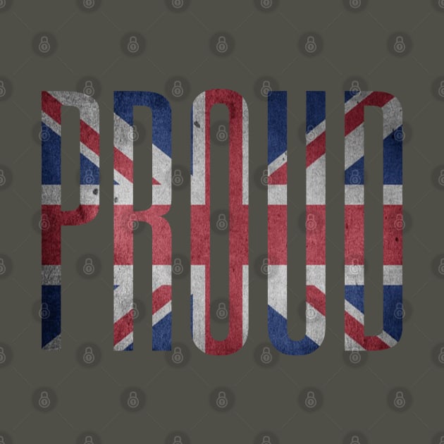 Distressed Proud British Flag by musicanytime