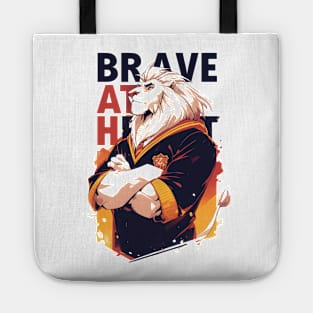 White Lion Wizard - Brave - Fantasy Tote