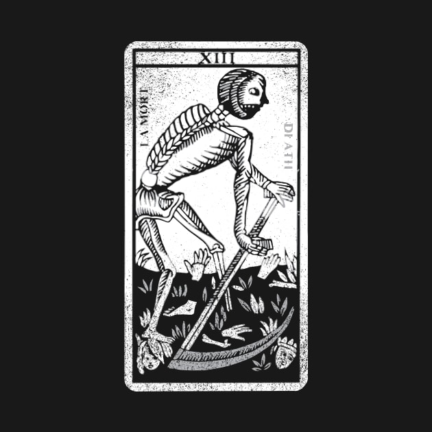 Death Tarot Card T Shirt by LewisDesignCo