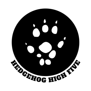 Hedgehog - High Five - neg T-Shirt